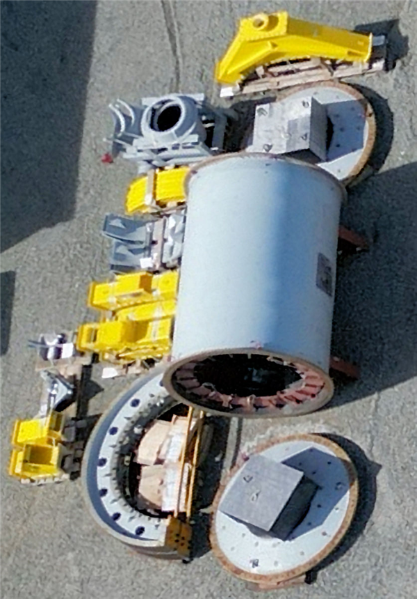 Unused Outotec 2.7m X 4.1m (8.6' X 13.5') Rod Mill, 450 Hp (336 Kw) Motor)
